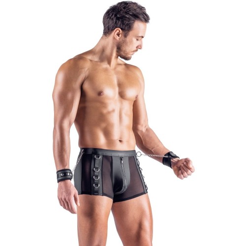 Pantaloncino senza fondo con manette...