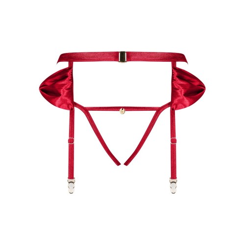 Reggicalze e perizoma in un unico set...