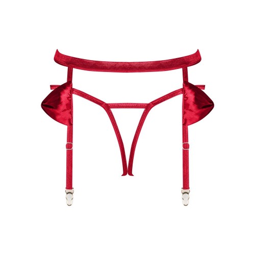 Reggicalze e perizoma in un unico set...