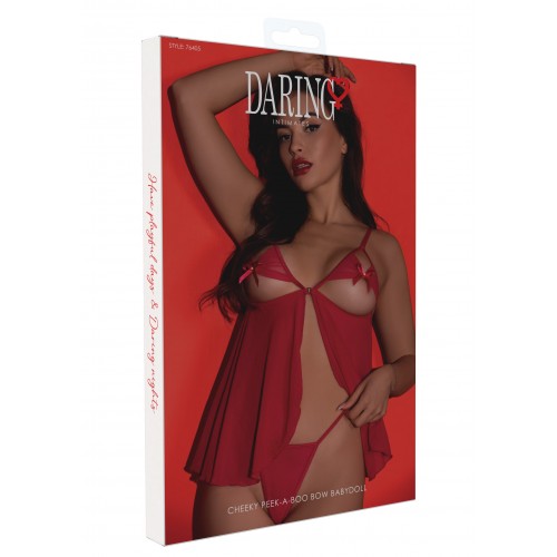 Babydoll Daring Intimates Peek-a-Boo...