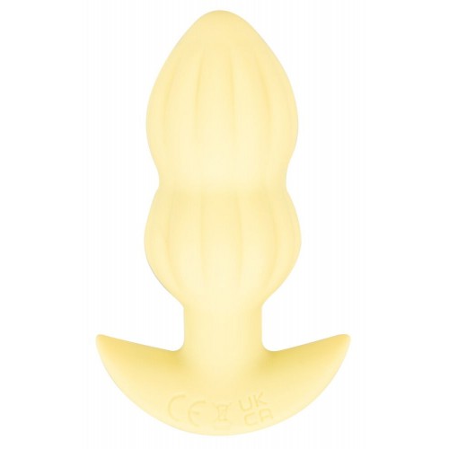 Mini Butt Plug Vibrante Giallo