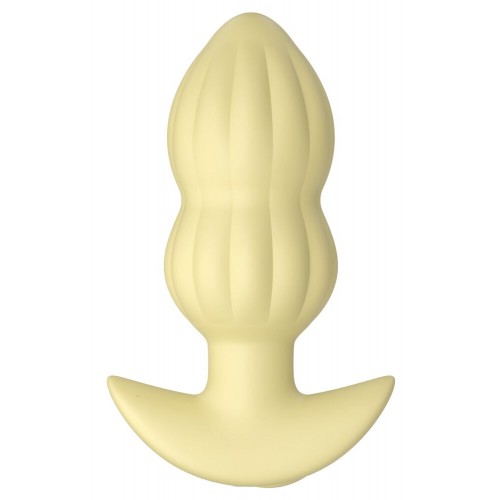 Mini Butt Plug Vibrante Giallo