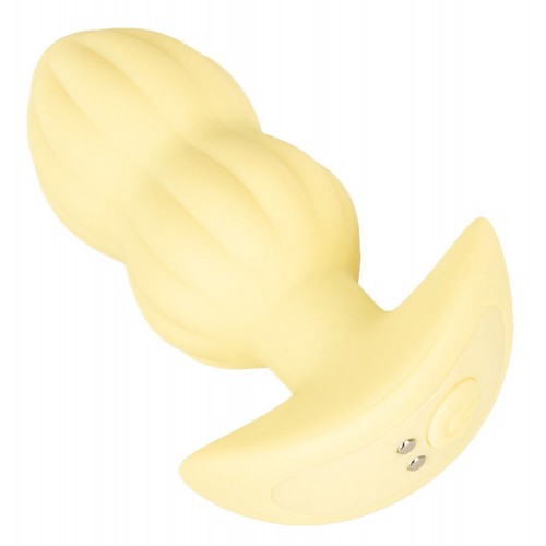 Mini Butt Plug Vibrante Giallo