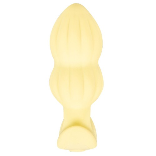 Mini Butt Plug Vibrante Giallo