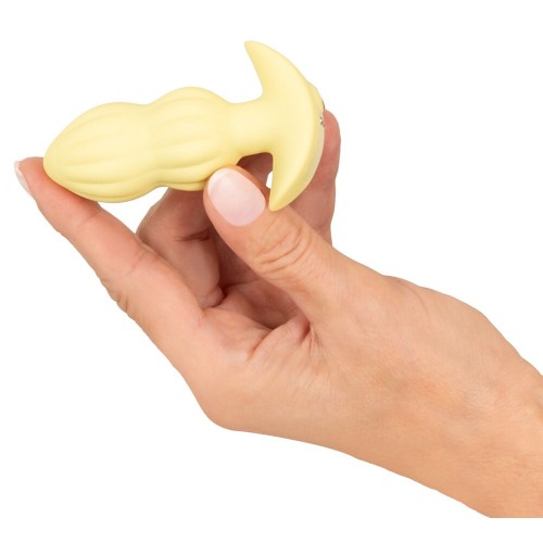Mini Butt Plug Vibrante Giallo