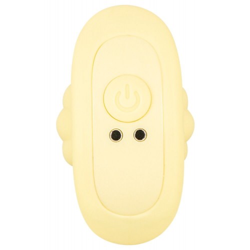 Mini Butt Plug Vibrante Giallo