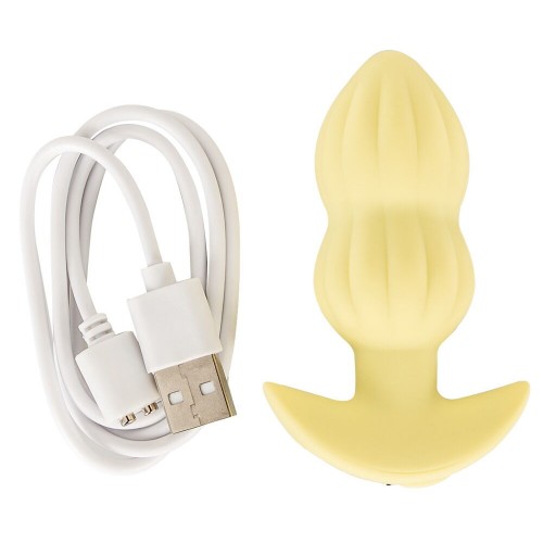 Mini Butt Plug Vibrante Giallo