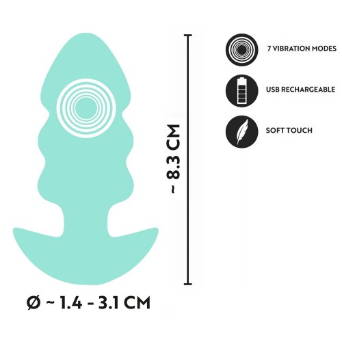 Mini Butt Plug vibrante Green