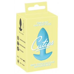 Mini Butt Plug vibrante Blue