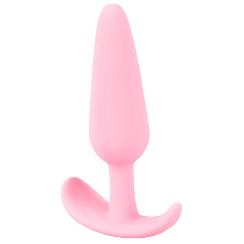 Mini butt plug morbido come la seta Rosa