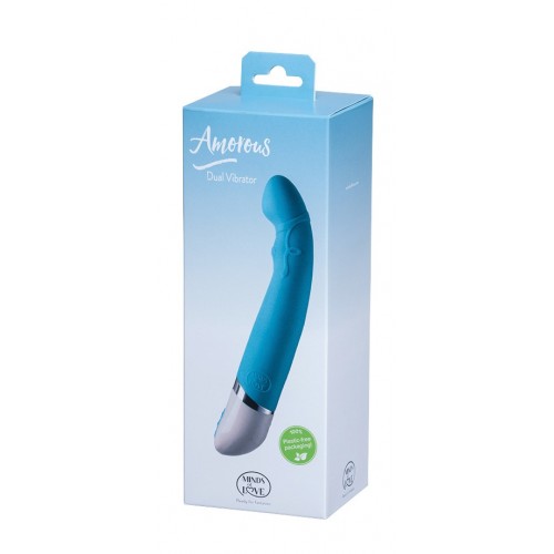 Vibratore Punto G azzurro Amorous