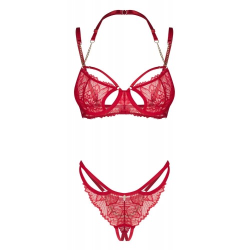 Set reggiseno e perizoma con ferretto...