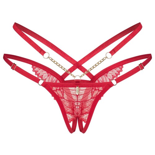 Perizoma con cinturino e chiusura a...