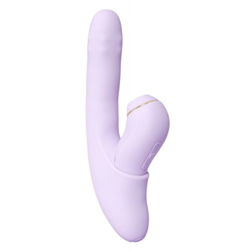 Vibratore rabbit a perle d'urto e...