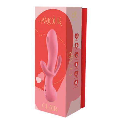 VIBRATORE RABBIT AMOUR TRIPLO PIACERE...