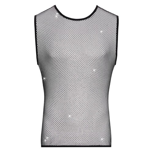 Camicia a rete senza maniche...