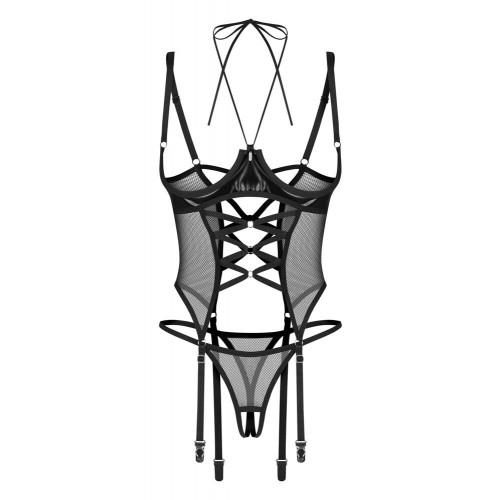 Guepiere con reggicalze a seno...