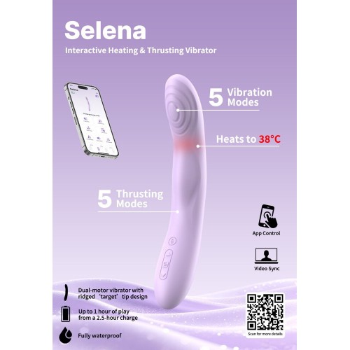 Selena Vibratore Design A spinta -...