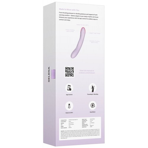 Selena Vibratore Design A spinta -...