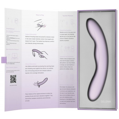 Selena Vibratore Design A spinta -...