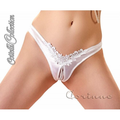 Tanga aperto al cavallo con perle. M