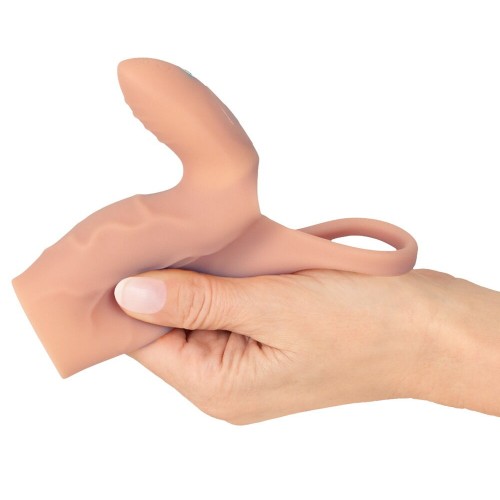 Guaina vibrante per il pene con...