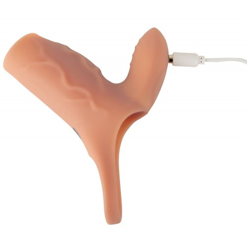 Guaina vibrante per il pene con...