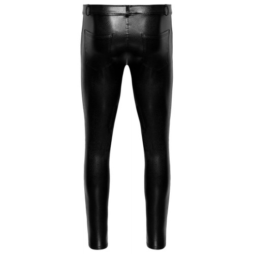 Pantaloni in pelle di serpente XL