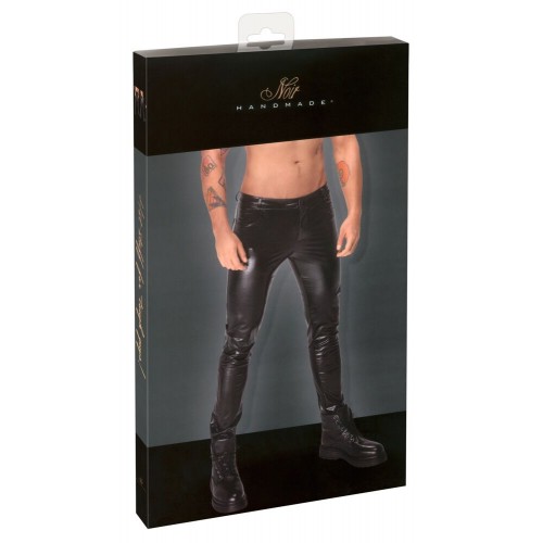 Pantaloni in pelle di serpente XL