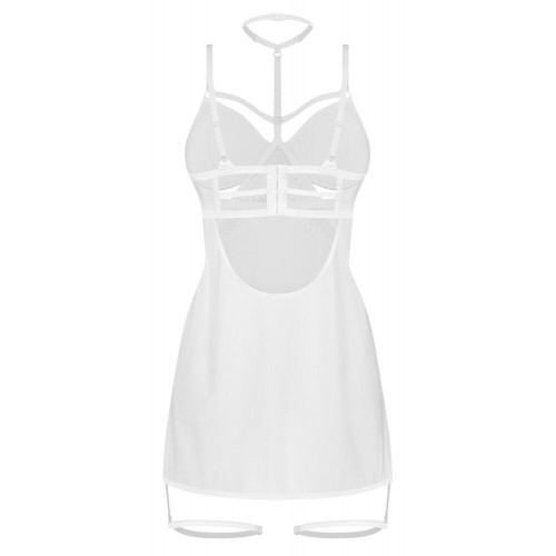 Negligé bianco-trasparente In rete...