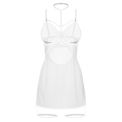 Negligé bianco-trasparente In rete...
