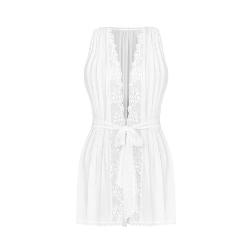 Kimono Bianco in tessuto trasparente...