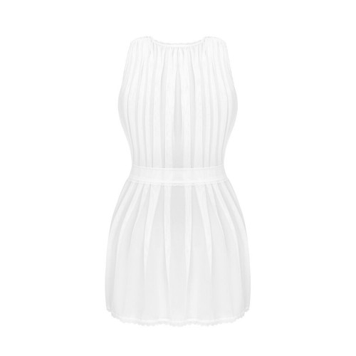 Kimono Bianco in tessuto trasparente...