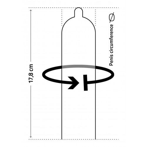 Profilattici Mr Size 53mm 3 Pezzi