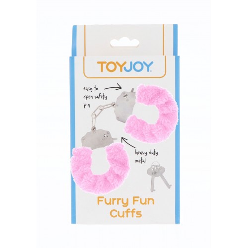 Furry Fun Cuffs Rosa