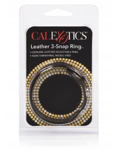 Leather 3-Snap Ring
