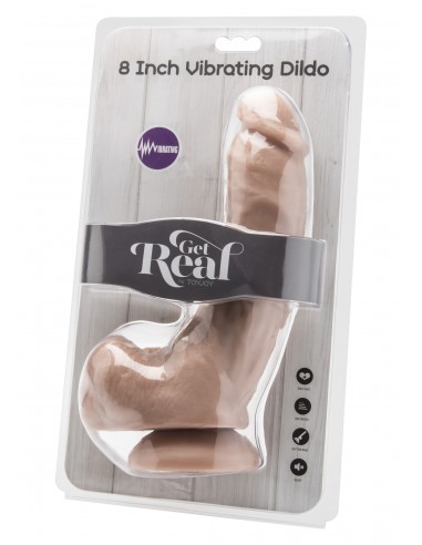 Dildo 8 Inch W. Balls Vibrator
