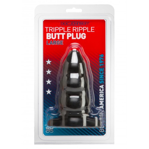 15095 Tripple Ripple Butt Plug L