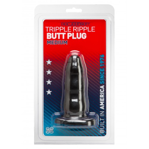 Tripple Ripple Butt Plug M