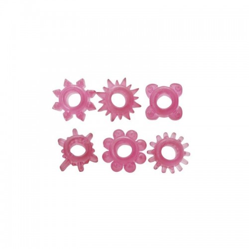 Kit Di 6 Anelli Fallici Elastici...