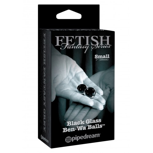 Black Glass Ben Wa Balls