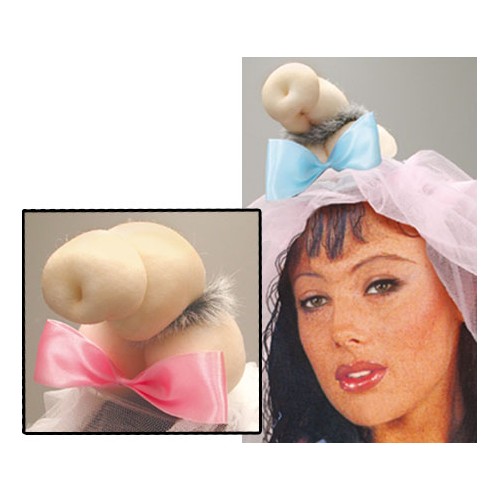 VELO LUNGO CON PISELLO GRANDE IN STOFFA