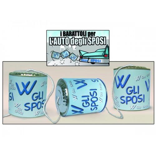 3 BARATTOLI “VIVA GLI SPOSI”