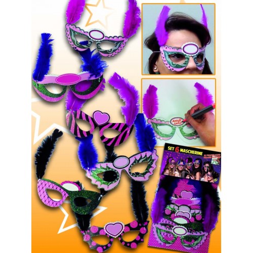 SET 6 MASCHERINE (PERSONALIZZABILE)