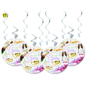 SET 10 FESTONI SWIRL “OGGI...