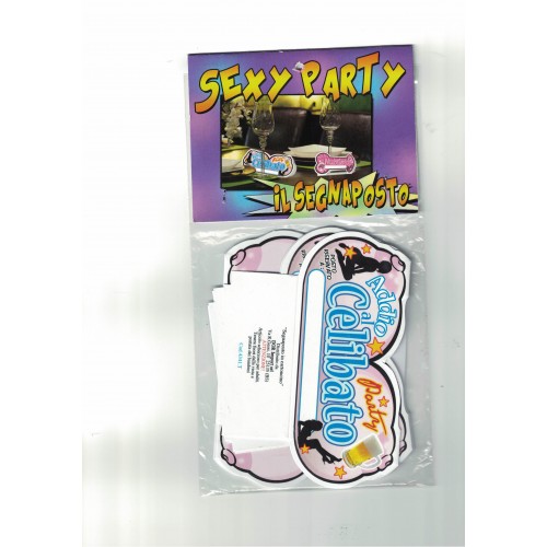 Segnaposto per addio al celibato