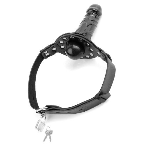 Deluxe Ball Gag with Dildo
