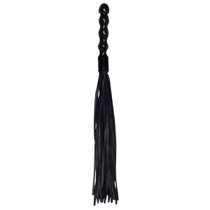 Leather Flogger with Wooden...