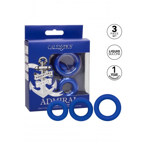 Set 3 anelli fallici Admiral Cock...