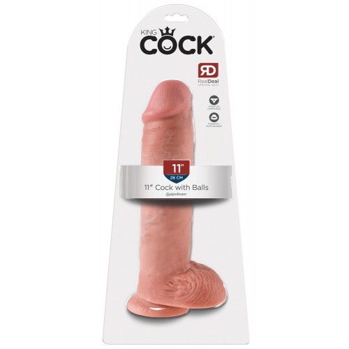 fallo realistico 11" Cock with Balls